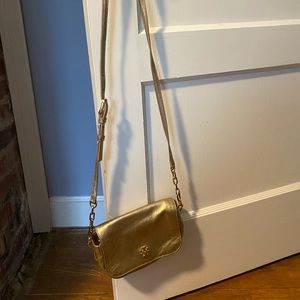 Gold Tory Burch crossbody